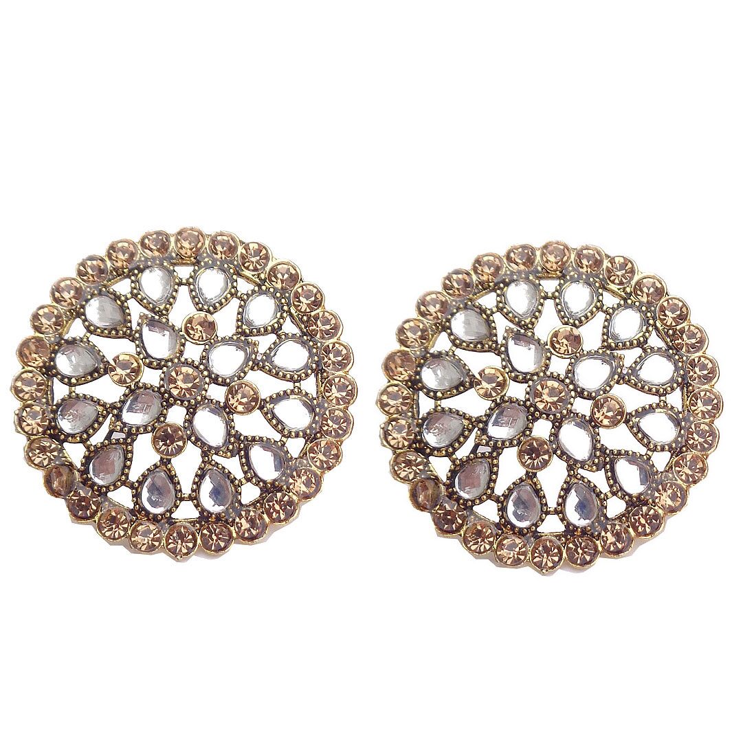 Trendeela com Noor Collection Light Weight Heavy Look Yellow Gold Plated Stud Earrings For Women ( Gold Silver )
Trendeela com Noor Collection Light Weight Heavy Look Yellow Gold Plated Stud Earrings For Women ( Gold Silver )