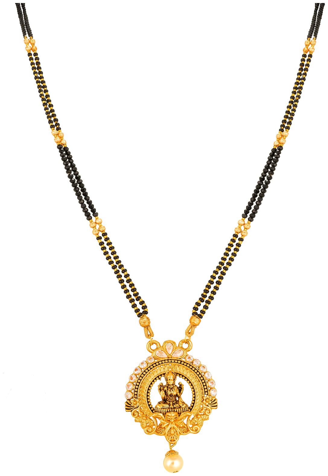 Vermont Ethnic Gold Plated American Diamond Fancy Temple Design Mangalsutra for Women
Vermont Ethnic Gold Plated American Diamond Fancy Temple Design Mangalsutra for Women