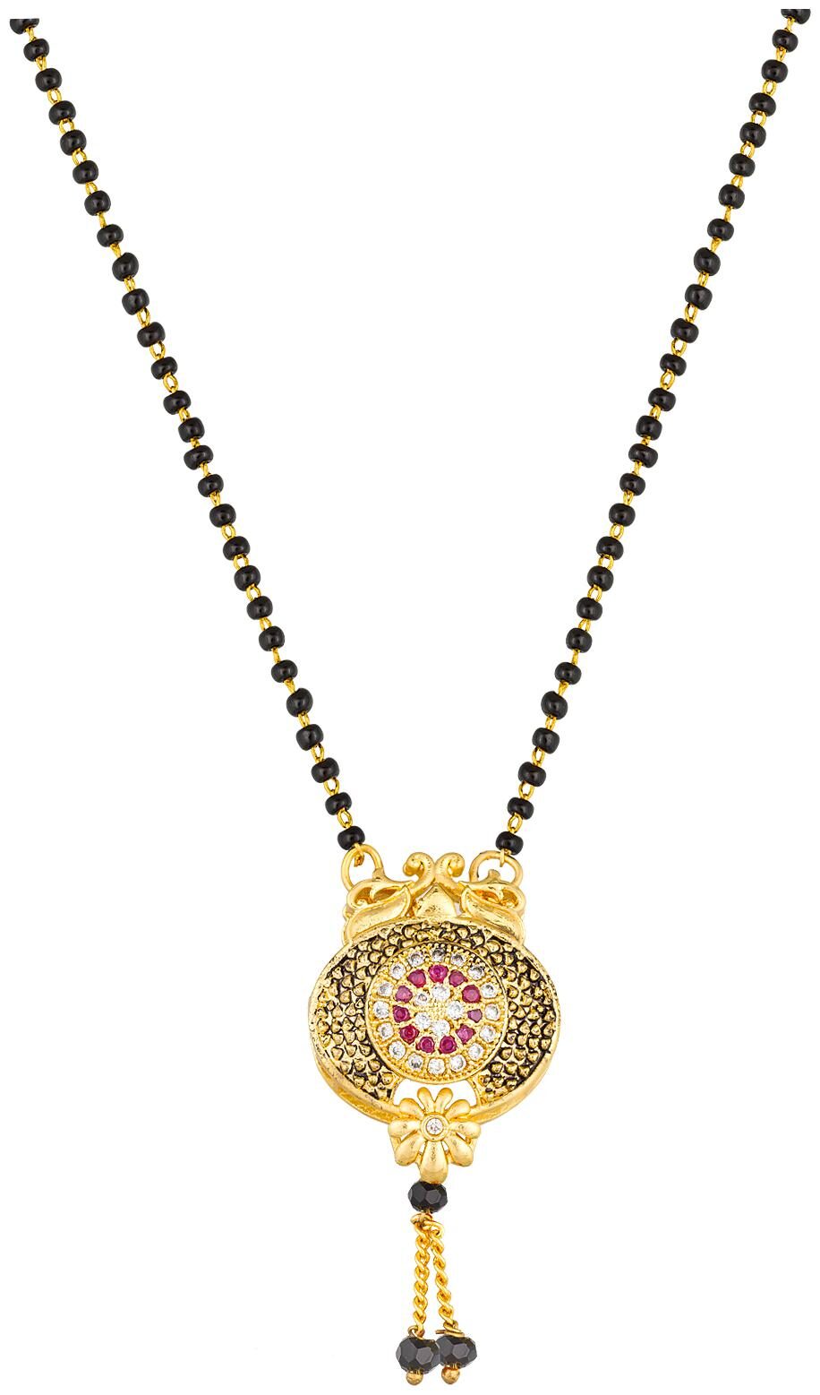 Vermont Latest Design Traditional Gold Plated Meenakari American Diamond Mangalsutra for Women
Vermont Latest Design Traditional Gold Plated Meenakari American Diamond Mangalsutra for Women