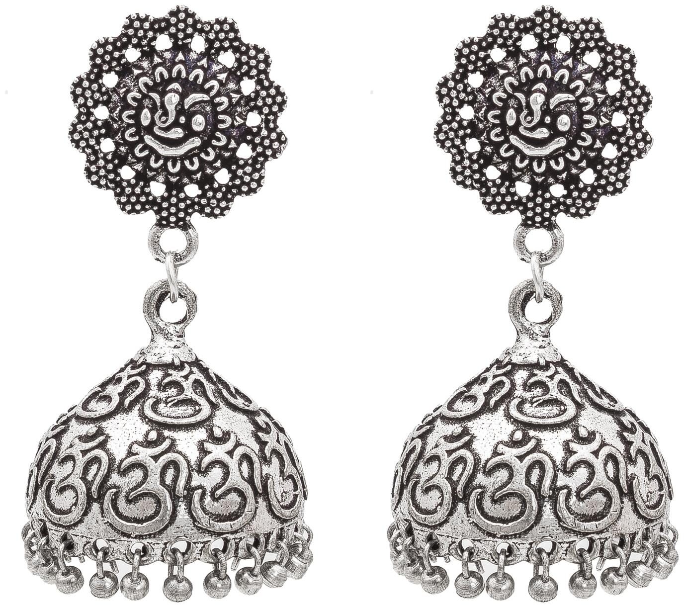 Vermont Silver Plated Latest Design Trendy Oxidized Ethnic Earrings for Women Girls
Vermont Silver Plated Latest Design Trendy Oxidized Ethnic Earrings for Women Girls