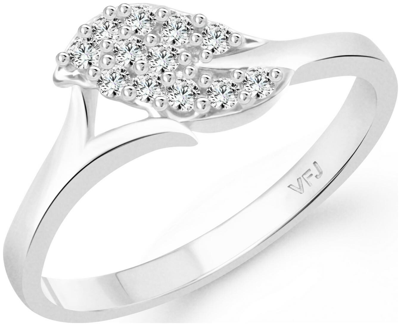 Vighnaharta Simple Finger Leaf CZ Rhodium Plated Alloy Finger Ring for Women and Girls - VFJ1322FRR
Vighnaharta Simple Finger Leaf CZ Rhodium Plated Alloy Finger Ring for Women and Girls - VFJ1322FRR