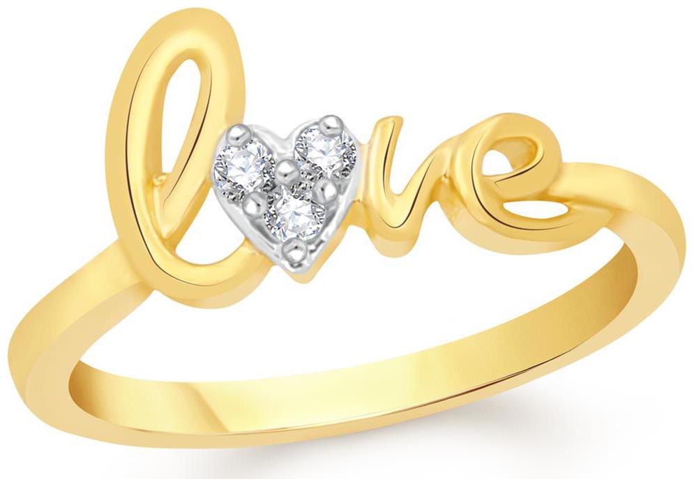 VK Jewels Love Gold and Rhodium Plated Alloy Ring for Women Girls- FR2256G VKFR2256G
VK Jewels Love Gold and Rhodium Plated Alloy Ring for Women Girls- FR2256G VKFR2256G