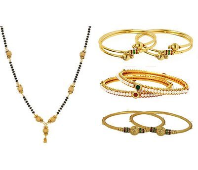 YouBella Fashion Jewellery Karva chauth Special Combo of Mangalsutra and Bangle Set
YouBella Fashion Jewellery Karva chauth Special Combo of Mangalsutra and Bangle Set