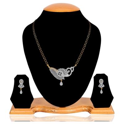 YouBella Women s Pride American Diamond Gold Plated Mangalsutra Pendant with Earrings
YouBella Women s Pride American Diamond Gold Plated Mangalsutra Pendant with Earrings