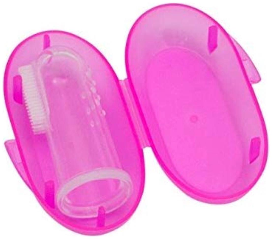 1 pc Silicone Finger Tooth Brush Baby Finger Brush Silicone Finger Brush - with Box 
1 pc Silicone Finger Tooth Brush Baby Finger Brush Silicone Finger Brush - with Box