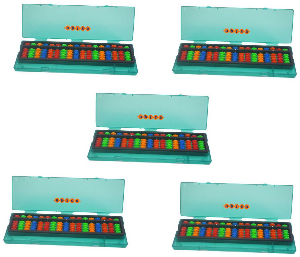 Abica Abacus math learning kit for kids multi color 17 rod with box ( pack of 5 )
Abica Abacus math learning kit for kids multi color 17 rod with box ( pack of 5 )