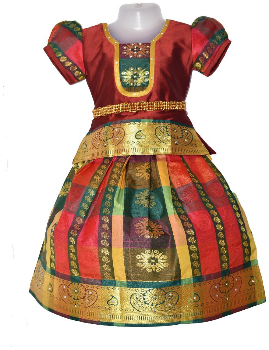 Amirtha Fashion Art silk Solid Short sleeves Lehenga choli - Maroon
Amirtha Fashion Art silk Solid Short sleeves Lehenga choli - Maroon