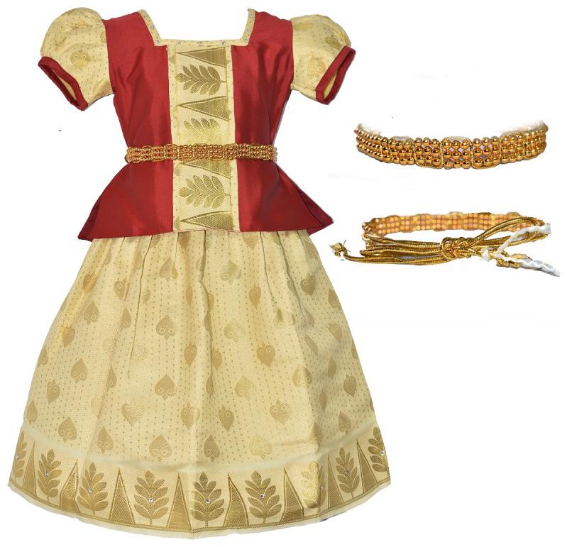 Amirtha Fashion Girl s Art silk Abstract Short sleeves Lehenga choli - Maroon
Amirtha Fashion Girl s Art silk Abstract Short sleeves Lehenga choli - Maroon