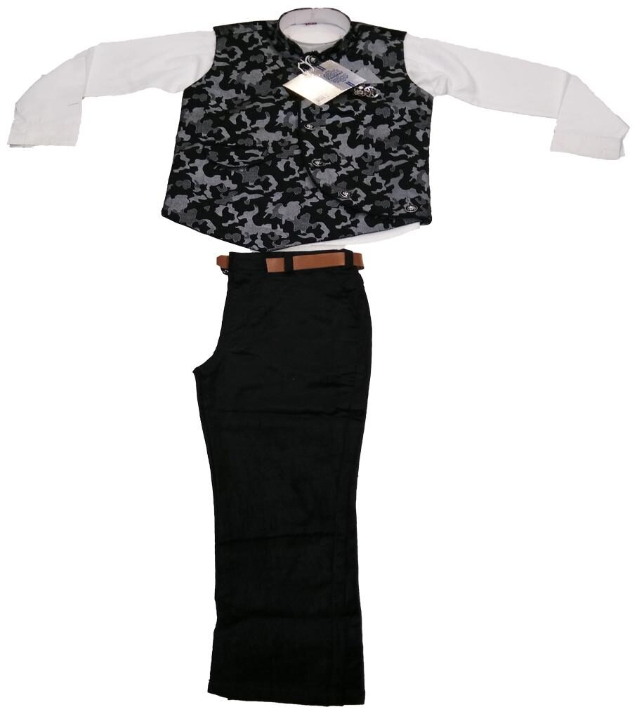 AZAD DYEING Kids Festival Season Special Suit with Waistcoat for Baby Boys (White Black)
AZAD DYEING Kids Festival Season Special Suit with Waistcoat for Baby Boys (White Black)