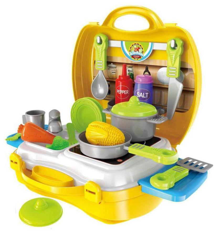 BN ENTERPRISE Pieces Kitchen Set Pretend Play Toys for Girls with Suitcase Carry Case Yellow Color
BN ENTERPRISE Pieces Kitchen Set Pretend Play Toys for Girls with Suitcase Carry Case Yellow Color