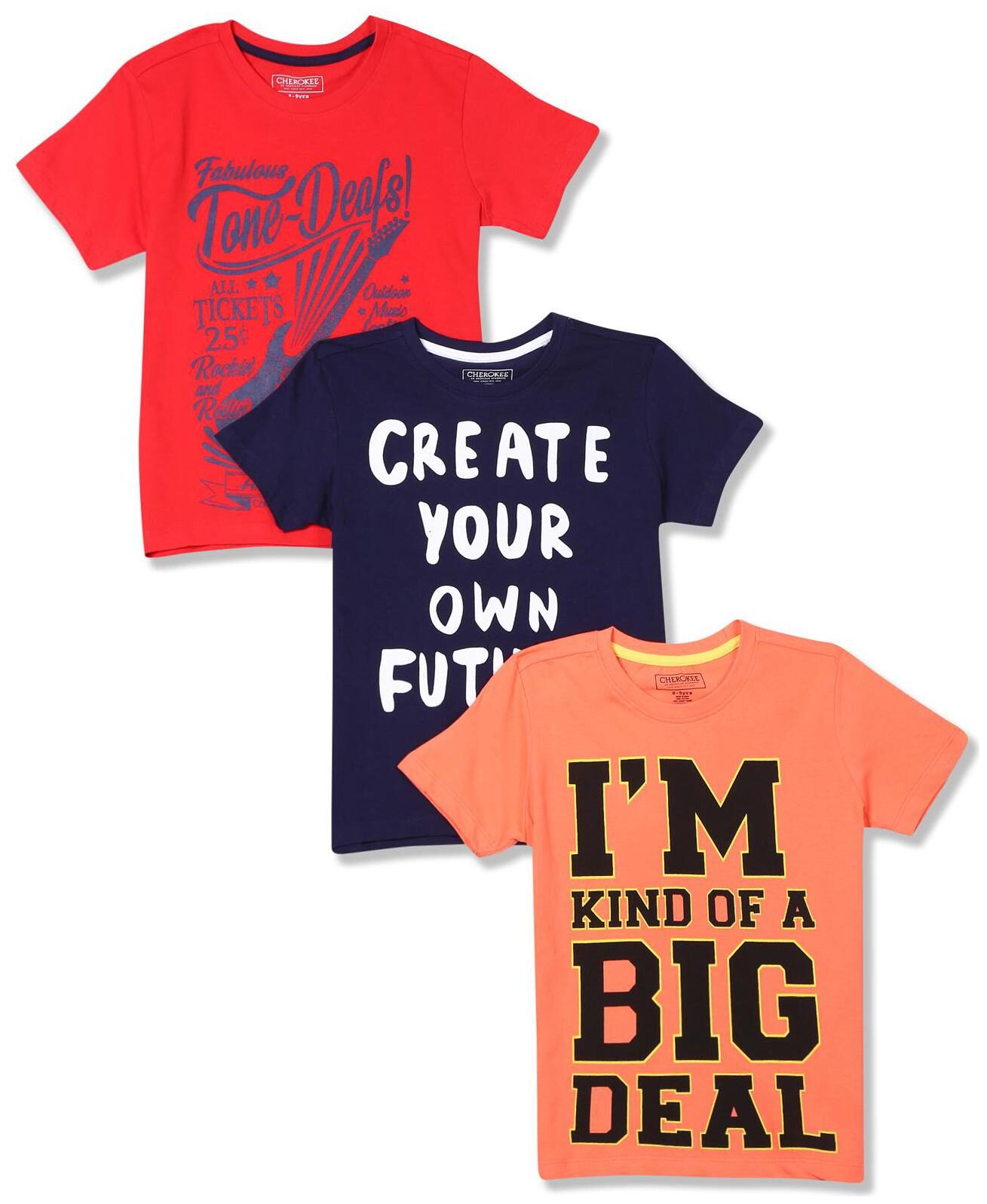 CHEROKEE Boy Cotton Printed T-shirt - Multi 
CHEROKEE Boy Cotton Printed T-shirt - Multi