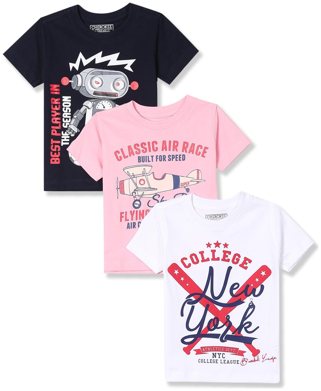 CHEROKEE Boy Cotton Printed T-shirt - Multi 
CHEROKEE Boy Cotton Printed T-shirt - Multi