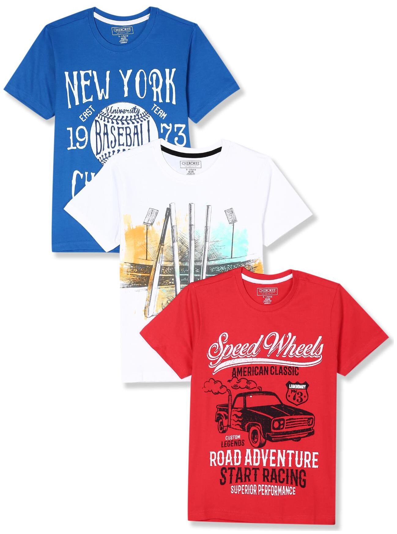 CHEROKEE Boy Cotton Printed T-shirt - Multi
