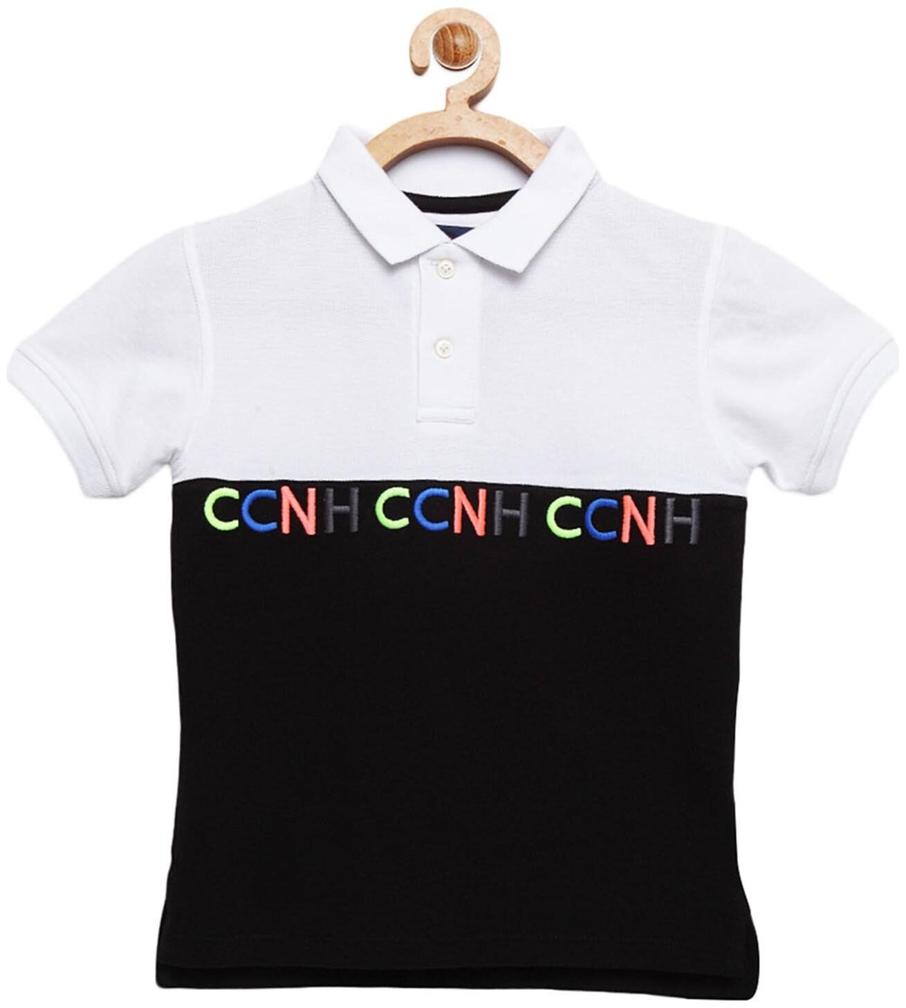 Cherry Crumble By Nitt Hyman Poly cotton Colorblocked T shirt for Baby Boy - White Black
Cherry Crumble By Nitt Hyman Poly cotton Colorblocked T shirt for Baby Boy - White Black