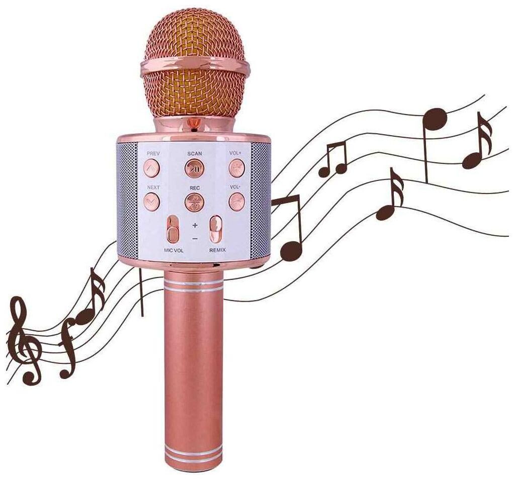 Crystal Digital W858 Mic Wireless Microphone Bluetooth Karaoke Track Dimensional Sound Voice SF 666 Wired Studio Recording Audio (Rose Gold)
Crystal Digital W858 Mic Wireless Microphone Bluetooth Karaoke Track Dimensional Sound Voice SF 666 Wired Studio Recording Audio (Rose Gold)