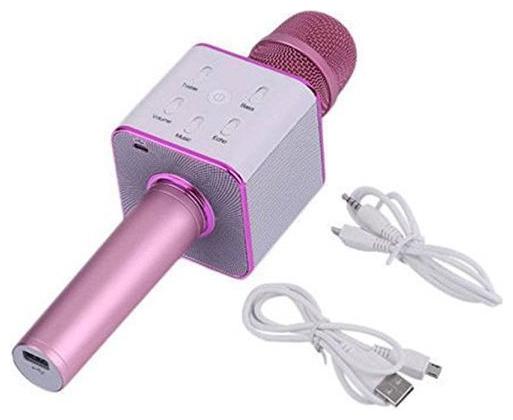 CHG Q7 Wireless Bluetooth ORIGINAL Karaoke Singing Mic Speaker Handheld Player Microphone (Pink)
CHG Q7 Wireless Bluetooth ORIGINAL Karaoke Singing Mic Speaker Handheld Player Microphone (Pink)