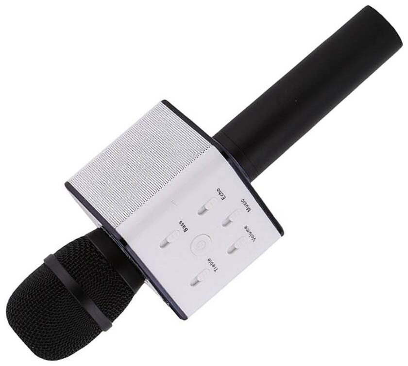 CHG Q7 Handheld Wireless Bluetooth Karaoke Singing Mic Speaker Player Microphone (COLOUR BLACK)
CHG Q7 Handheld Wireless Bluetooth Karaoke Singing Mic Speaker Player Microphone (COLOUR BLACK)