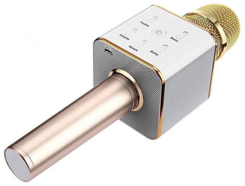 CHG Q7 Handheld Wireless Bluetooth Karaoke Singing Mic Speaker Player Microphone (Gold)
CHG Q7 Handheld Wireless Bluetooth Karaoke Singing Mic Speaker Player Microphone (Gold)
