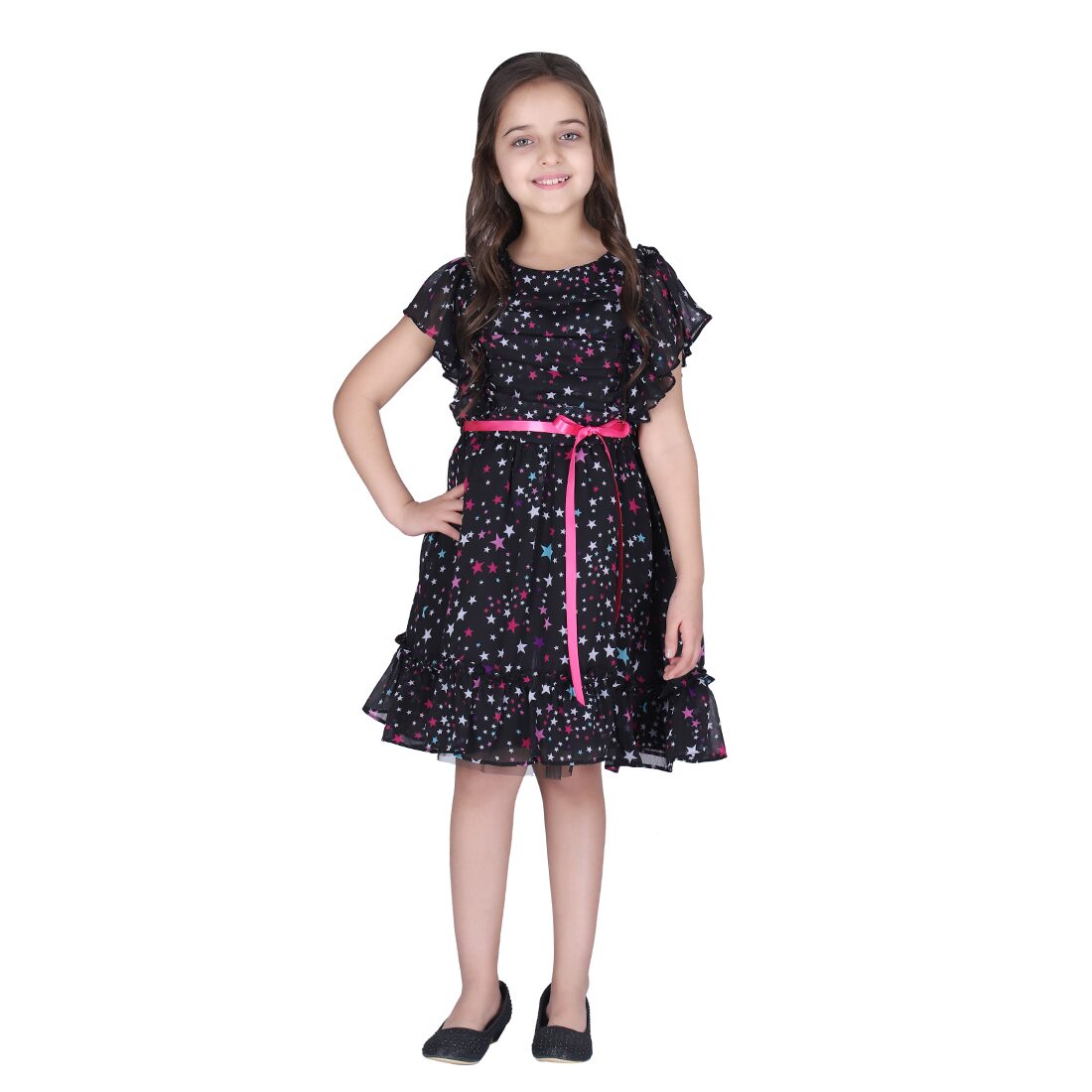 Cutecumber Black Georgette Short Sleeves Knee Length Princess Frock ( Pack of 1 )
Cutecumber Black Georgette Short Sleeves Knee Length Princess Frock ( Pack of 1 )