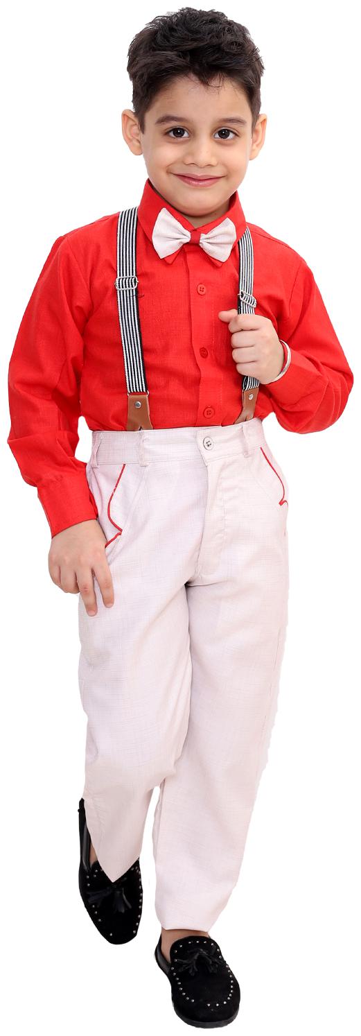 Fourfolds Ethnic Wear 3 Piece Suit Set with Bow-Tie Shirt and Trousers for Kids and Boys FC046 Red pink Red pink
Fourfolds Ethnic Wear 3 Piece Suit Set with Bow-Tie Shirt and Trousers for Kids and Boys FC046 Red pink Red pink