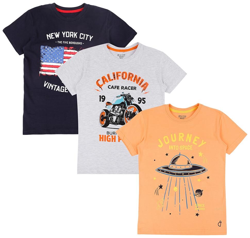 Gini Jony Boys Navy T-Shirt