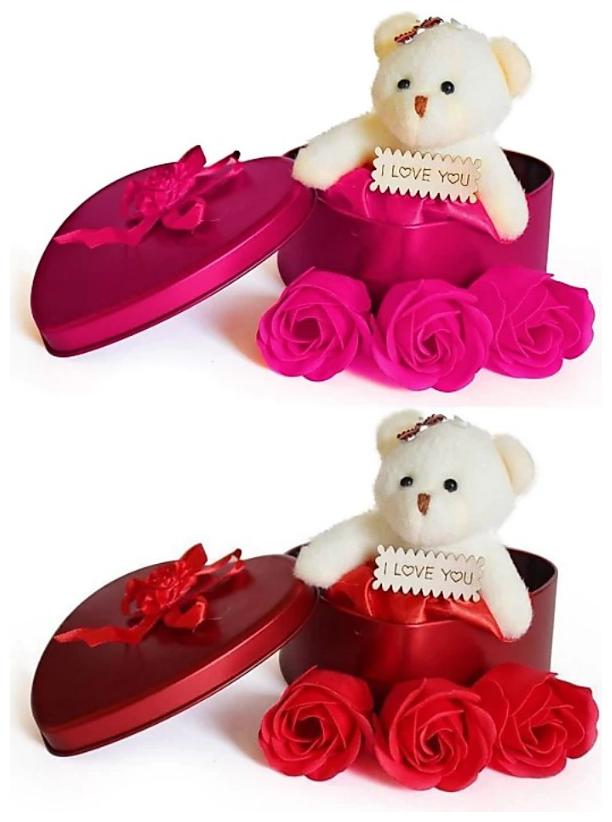 GLUCKLICH VALENTINE SDAY TEDDY AND ROSE GIFT BOX BEST N UNIQUE GIFT FOR LOVE ONES COMBO PACK OF 2
GLUCKLICH VALENTINE SDAY TEDDY AND ROSE GIFT BOX BEST N UNIQUE GIFT FOR LOVE ONES COMBO PACK OF 2
