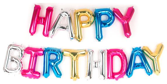 HAPPY BIRTHDAY Multi Color Letters Shining Foil Balloons For Birthday Party-Set of 13 letters
HAPPY BIRTHDAY Multi Color Letters Shining Foil Balloons For Birthday Party-Set of 13 letters