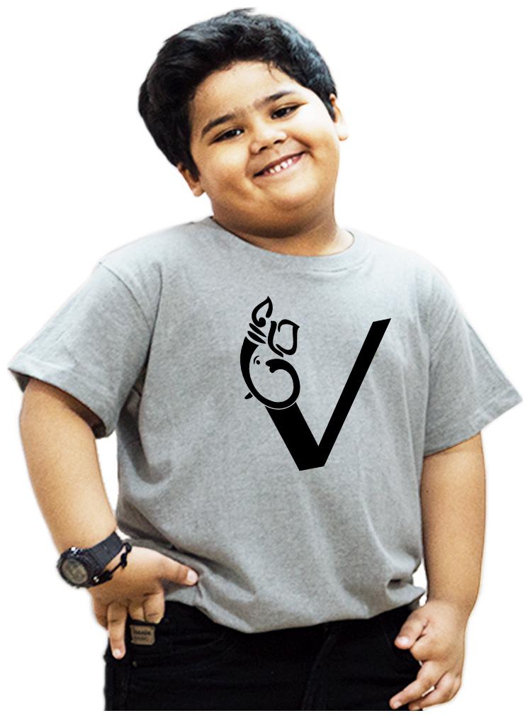 HEYUZE Boy Cotton Printed T-shirt - Grey 
HEYUZE Boy Cotton Printed T-shirt - Grey