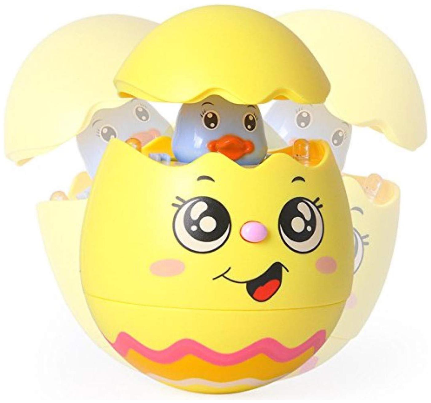 Honeybun Push and Shake Wobbling Rolly Polly Tumbler Musical Egg Toy for Early Years of Kids
Honeybun Push and Shake Wobbling Rolly Polly Tumbler Musical Egg Toy for Early Years of Kids