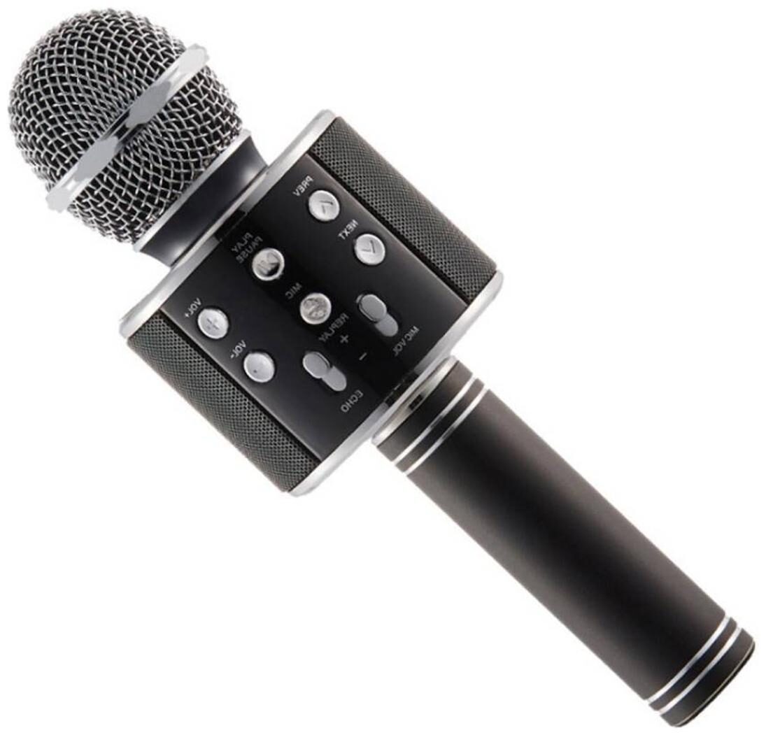 IBS Karaoke Portable Wireless Singing Bluetooth Recording Mic Party Speaker 5 KTV Black Memory card slot Fm radio usb Microphone (Black)
IBS Karaoke Portable Wireless Singing Bluetooth Recording Mic Party Speaker 5 KTV Black Memory card slot Fm radio usb Microphone (Black)