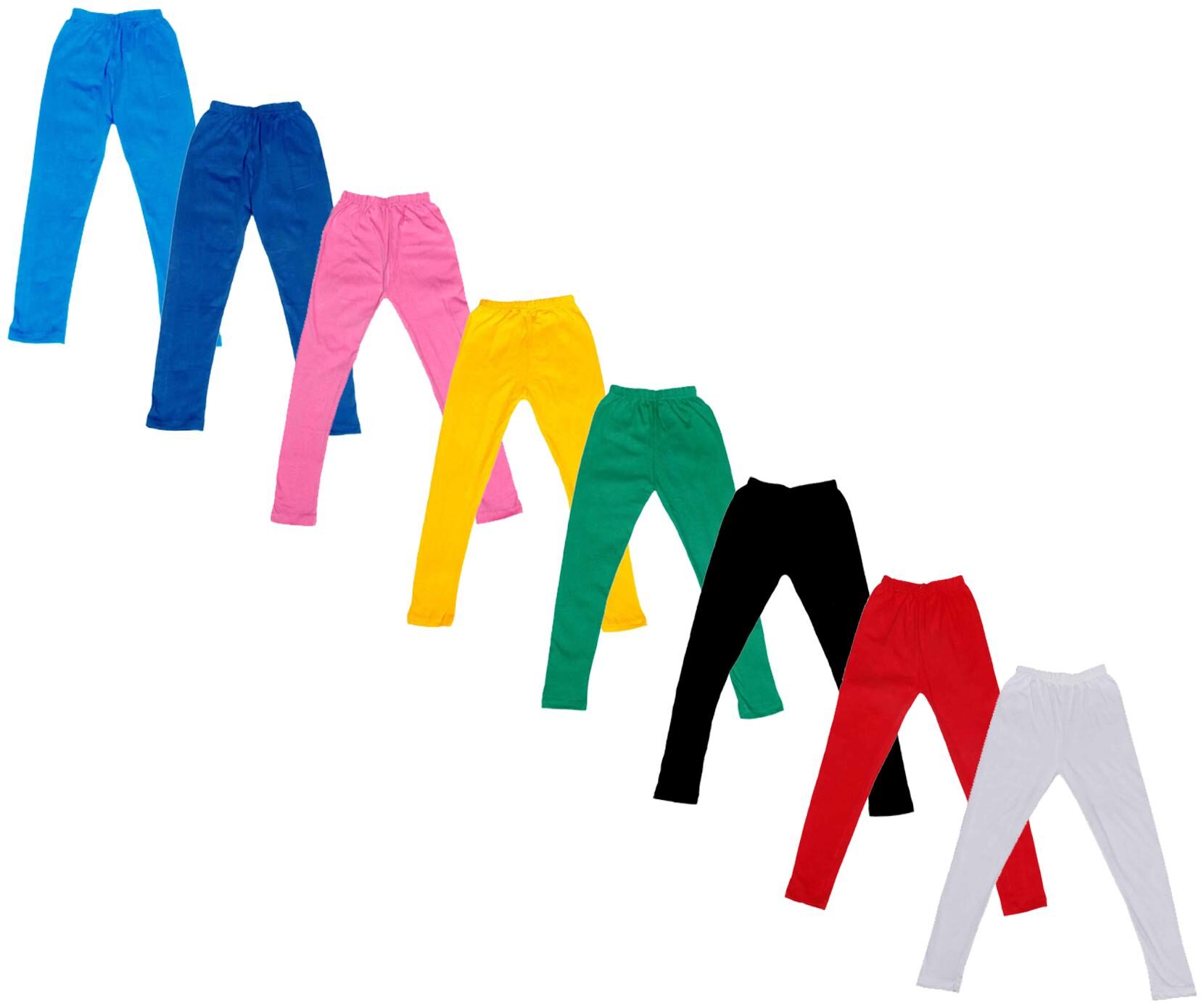 Indiweaves Baby girl Cotton Solid Leggings - Multi 
Indiweaves Baby girl Cotton Solid Leggings - Multi