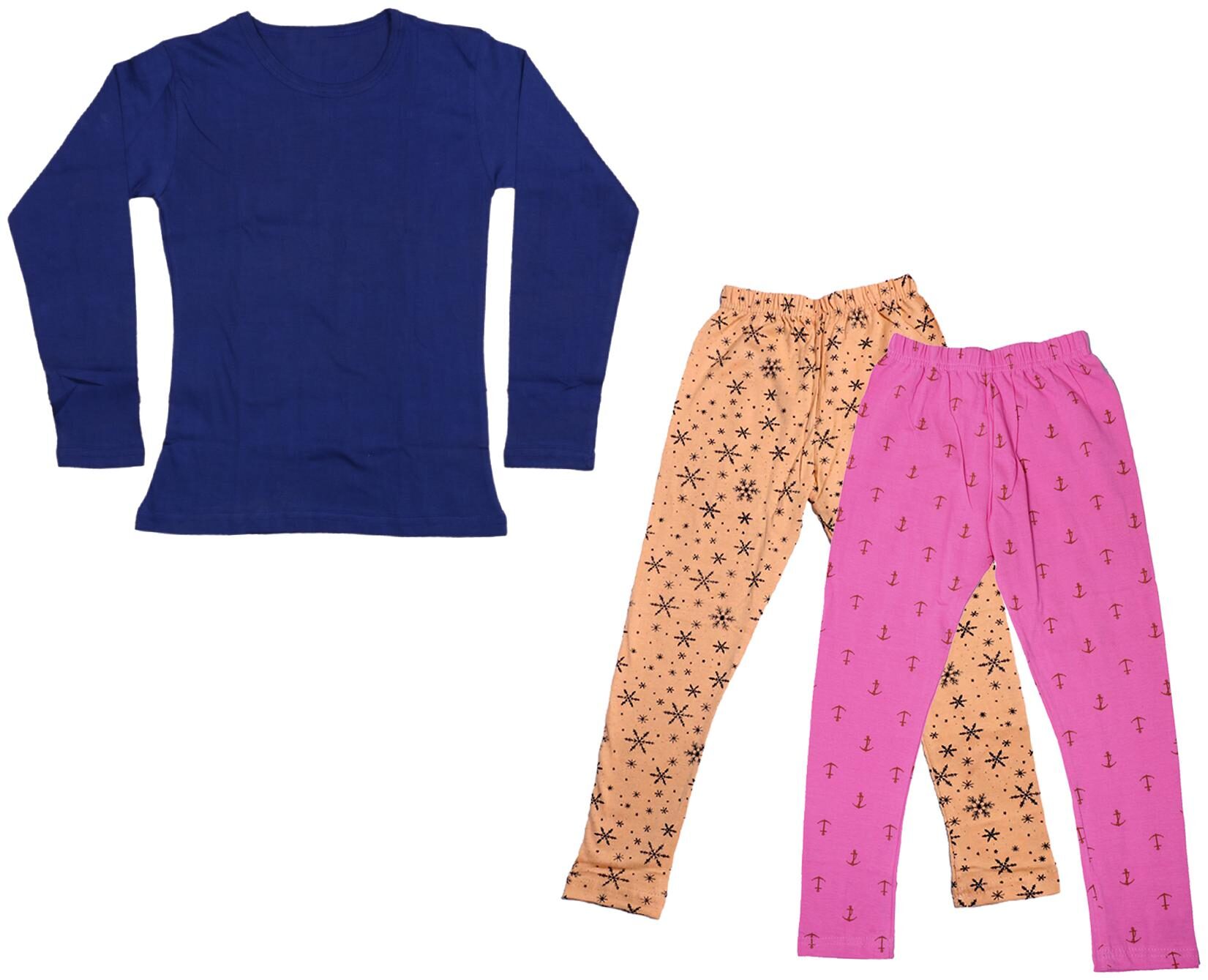 Indiweaves Girl Cotton Solid T shirt - Multi
Indiweaves Girl Cotton Solid T shirt - Multi