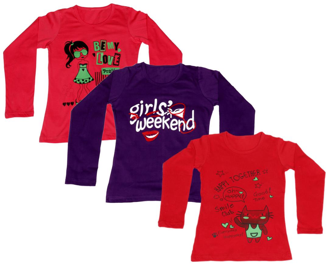 Indiweaves Girl Cotton Printed T shirt - Multi
Indiweaves Girl Cotton Printed T shirt - Multi