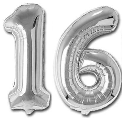 JMO27Deals 16 Numbers Silver Foil Birthday-Anniversary Party Decorations Balloon (Silver Pack of 2)
JMO27Deals 16 Numbers Silver Foil Birthday-Anniversary Party Decorations Balloon (Silver Pack of 2)