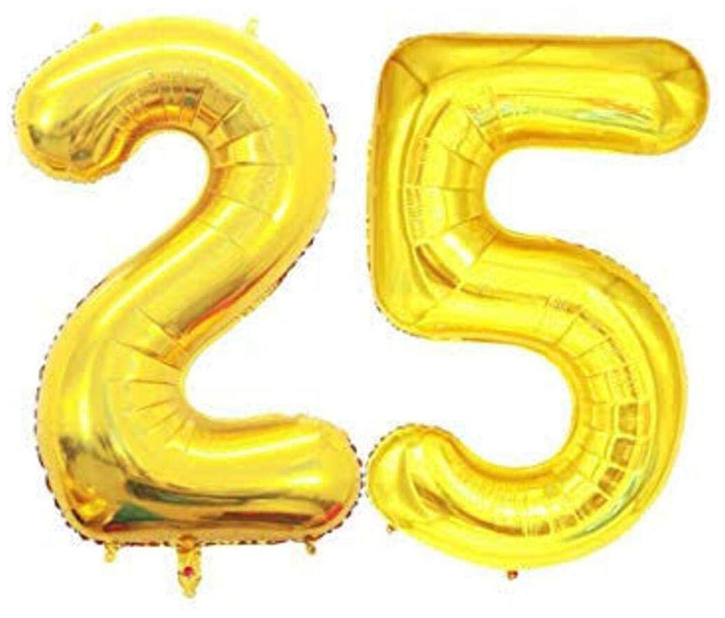 JMO27Deals 25 Numbers Golden Foil Birthday-Anniversary Party Decorations Balloon (Golden Pack of 2)
JMO27Deals 25 Numbers Golden Foil Birthday-Anniversary Party Decorations Balloon (Golden Pack of 2)