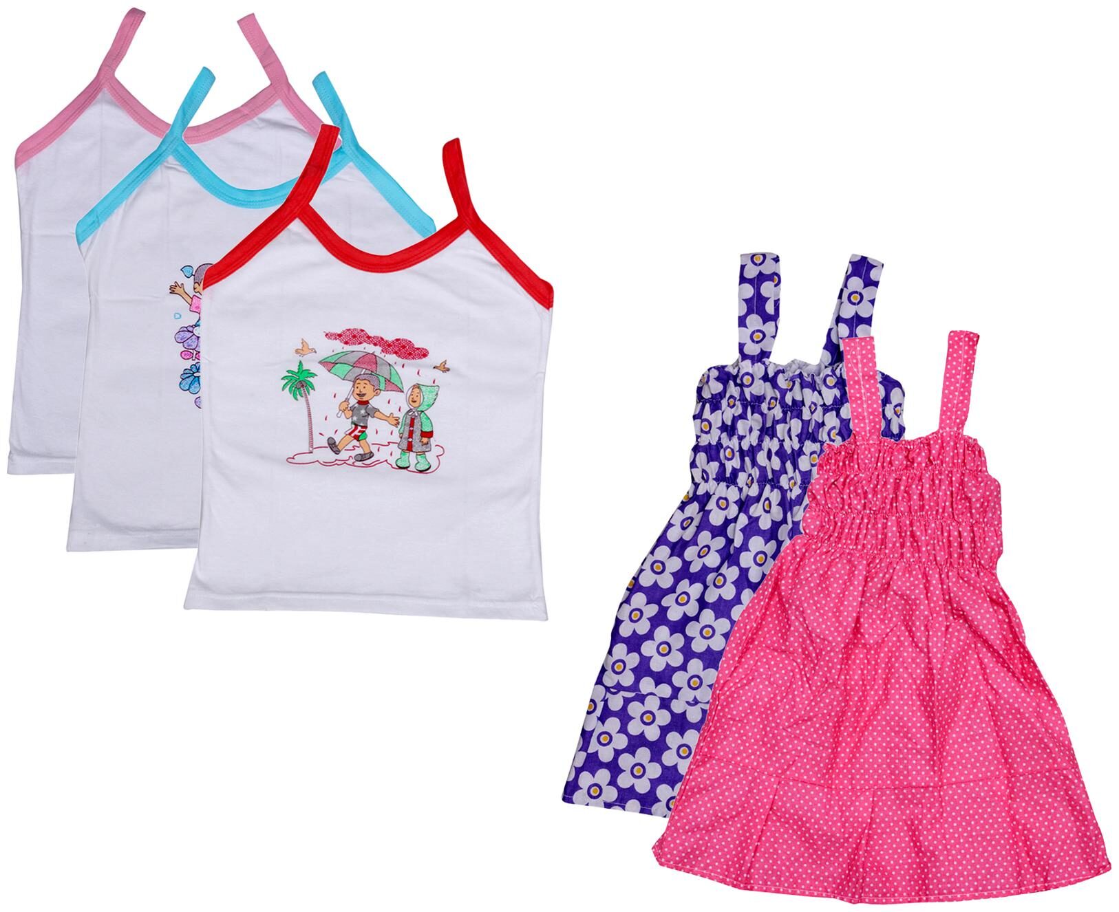 Kavya Girl Cotton Printed Top - Multi
Kavya Girl Cotton Printed Top - Multi