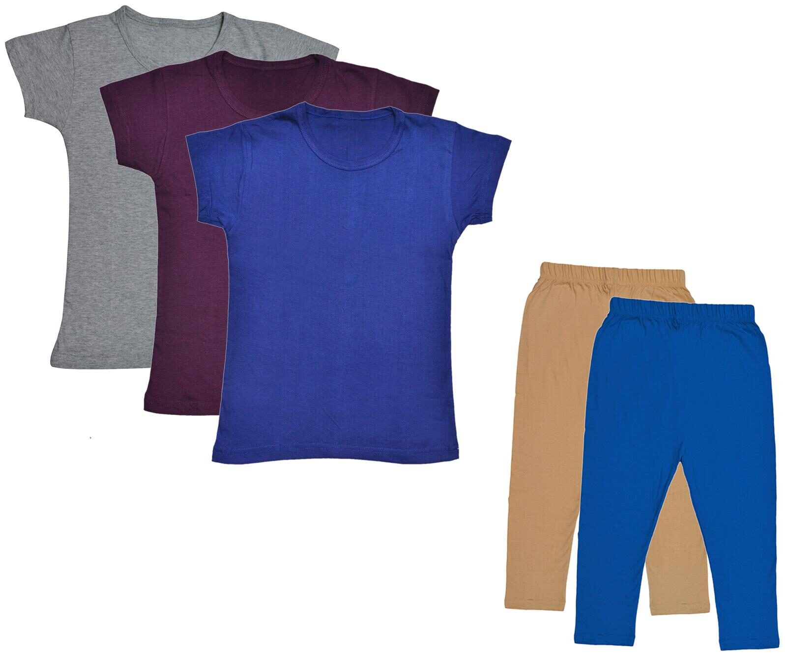 Kavya Girl Cotton Top Bottom Set - Multi 
Kavya Girl Cotton Top Bottom Set - Multi