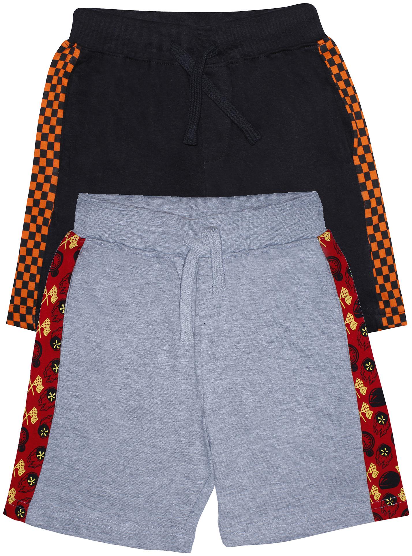 KiddoPantiBoys Race Helmet Check Print Cut and Sew Panel Knit shorts Pack of 2 (Black Grey)
KiddoPantiBoys Race Helmet Check Print Cut and Sew Panel Knit shorts Pack of 2 (Black Grey)