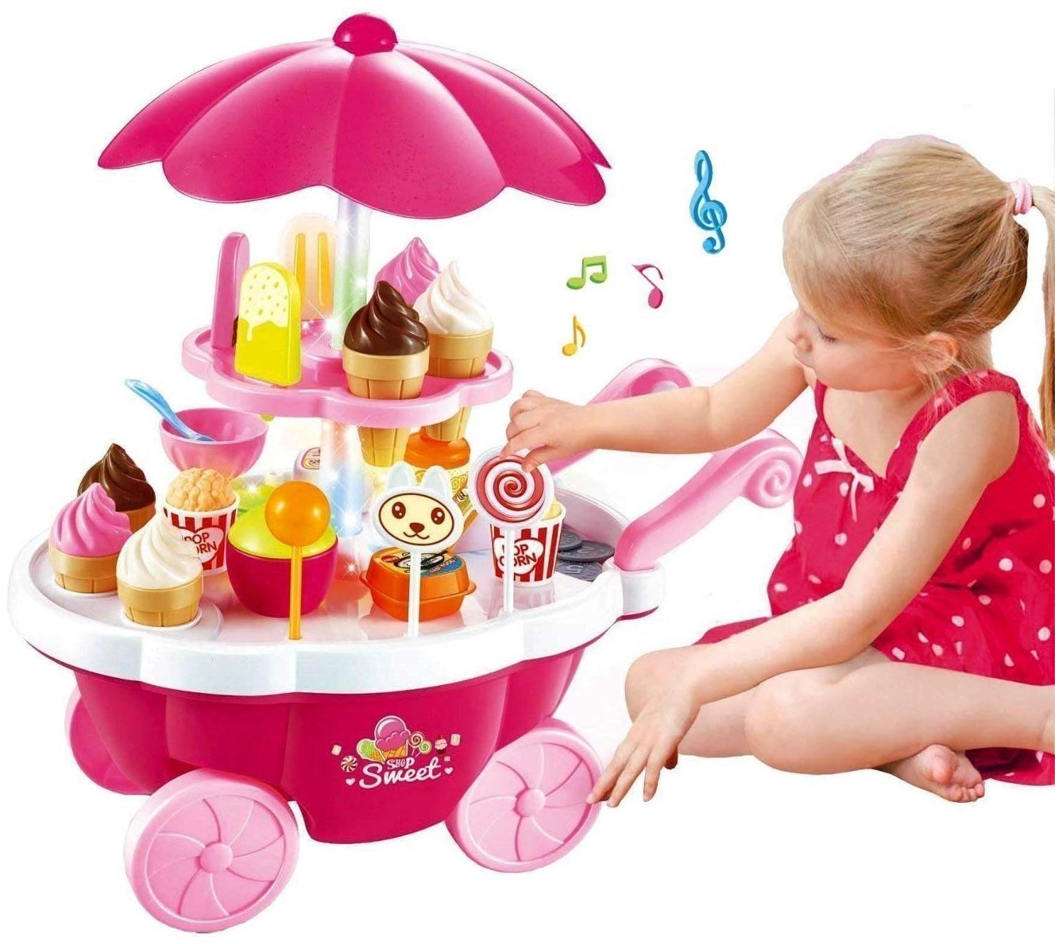 Ktrs enterprise Ice Cream Kitchen Play Cart Kitchen Set Toy With Lights And Music 39 pic
Ktrs enterprise Ice Cream Kitchen Play Cart Kitchen Set Toy With Lights And Music 39 pic