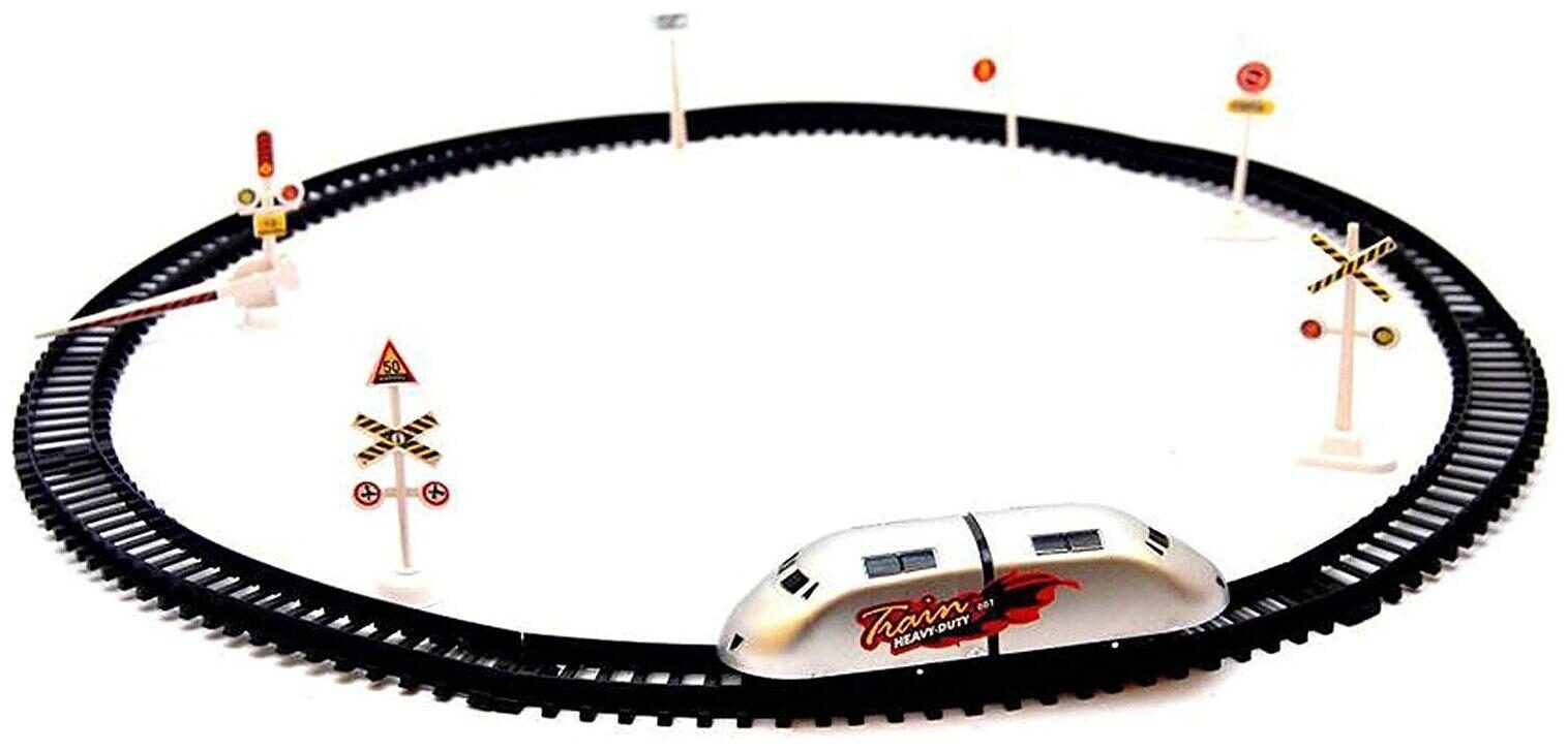 KTRS High Speed Bullet Train Toy Train with Track Set Signal Accessories Battery Operated Train Set for Kids
KTRS High Speed Bullet Train Toy Train with Track Set Signal Accessories Battery Operated Train Set for Kids