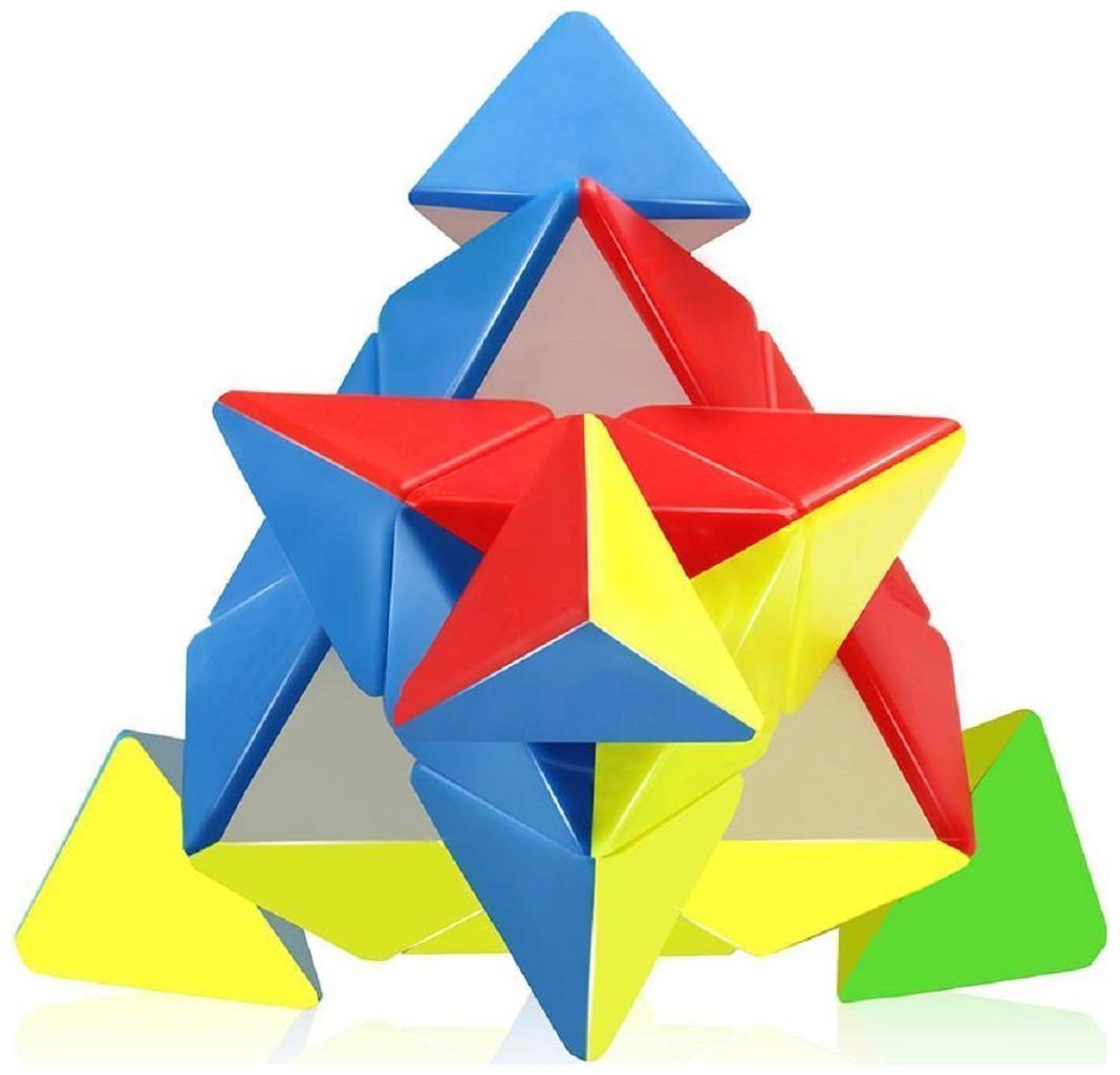 Mahvi Toys High Speed Stickerless Colorful Triangular Pyramid Shaped Rubix Cube (Multicolor)
Mahvi Toys High Speed Stickerless Colorful Triangular Pyramid Shaped Rubix Cube (Multicolor)