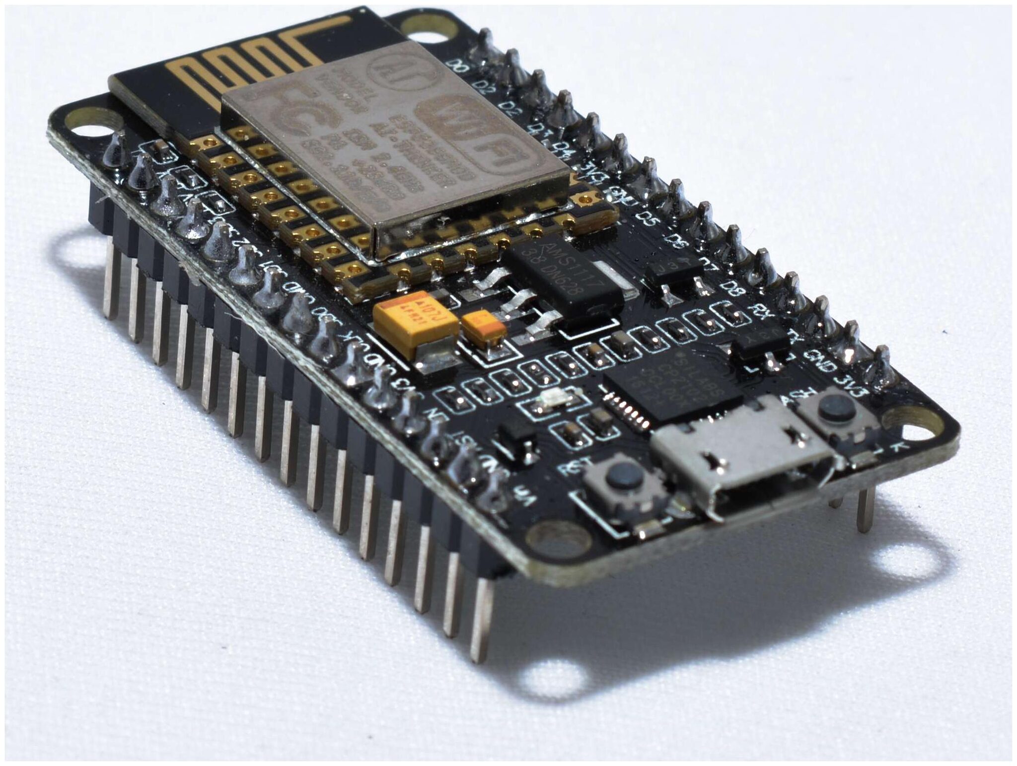 MAKER AND HACKER Esp8266 Nodemcu Wifi Development Board with CP2102 Serial Interface
MAKER AND HACKER Esp8266 Nodemcu Wifi Development Board with CP2102 Serial Interface