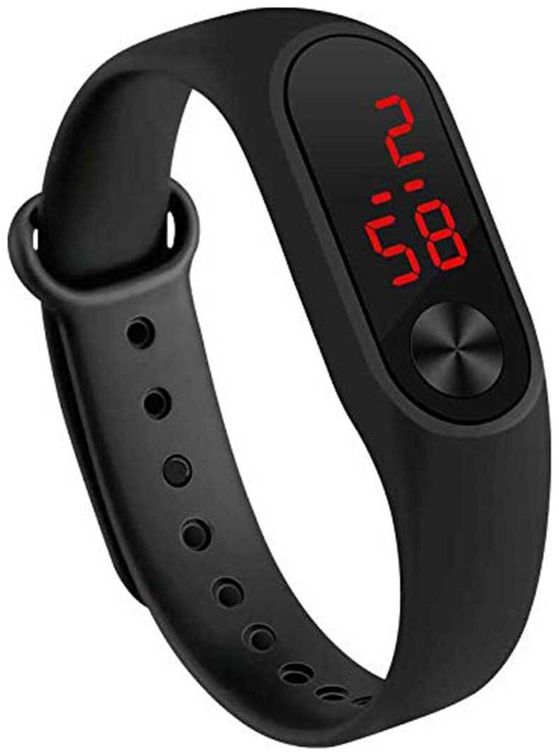 miss perfect Digital led Watch Band Type light digital band Digital Watch Set of 1
miss perfect Digital led Watch Band Type light digital band Digital Watch Set of 1