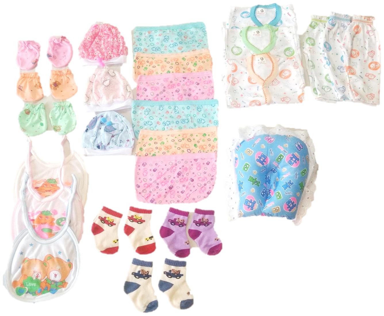 New Jain Traders - Clothes Combo for Baby Boys Baby Girls (0-3 Months Combo of 25 Items Ver08)
New Jain Traders - Clothes Combo for Baby Boys Baby Girls (0-3 Months Combo of 25 Items Ver08)