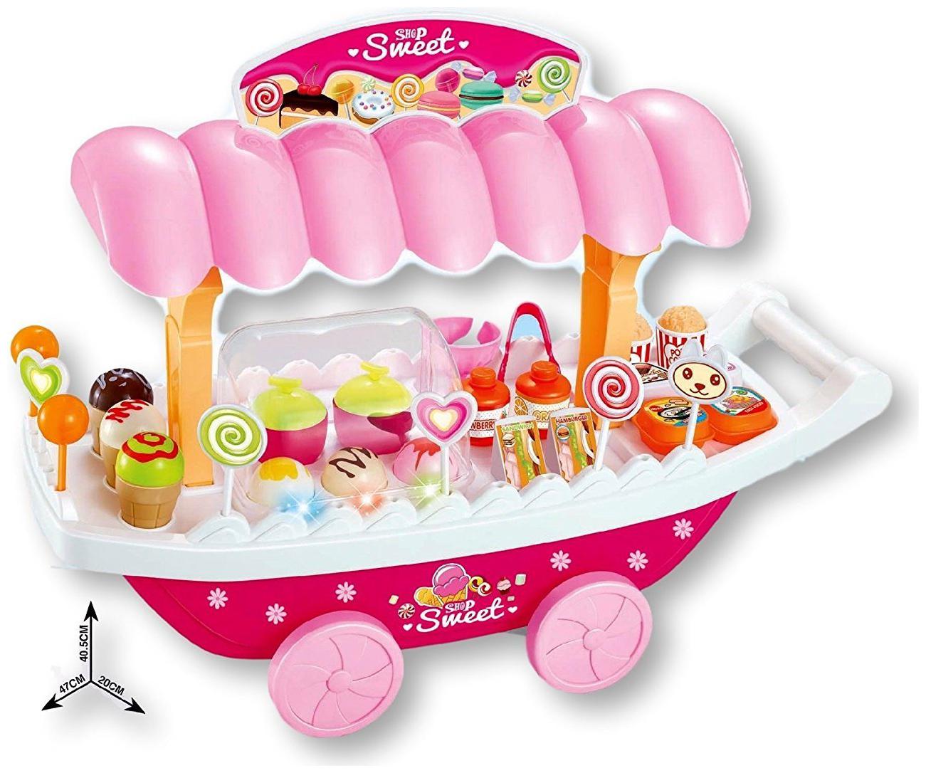 neW tOY CHEHAR ENTERPRISE Luxury Battery Operated Ice Cream Trolley Set for Kids Pretend Roll Play with Led Lights Music Learning Education game
neW tOY CHEHAR ENTERPRISE Luxury Battery Operated Ice Cream Trolley Set for Kids Pretend Roll Play with Led Lights Music Learning Education game