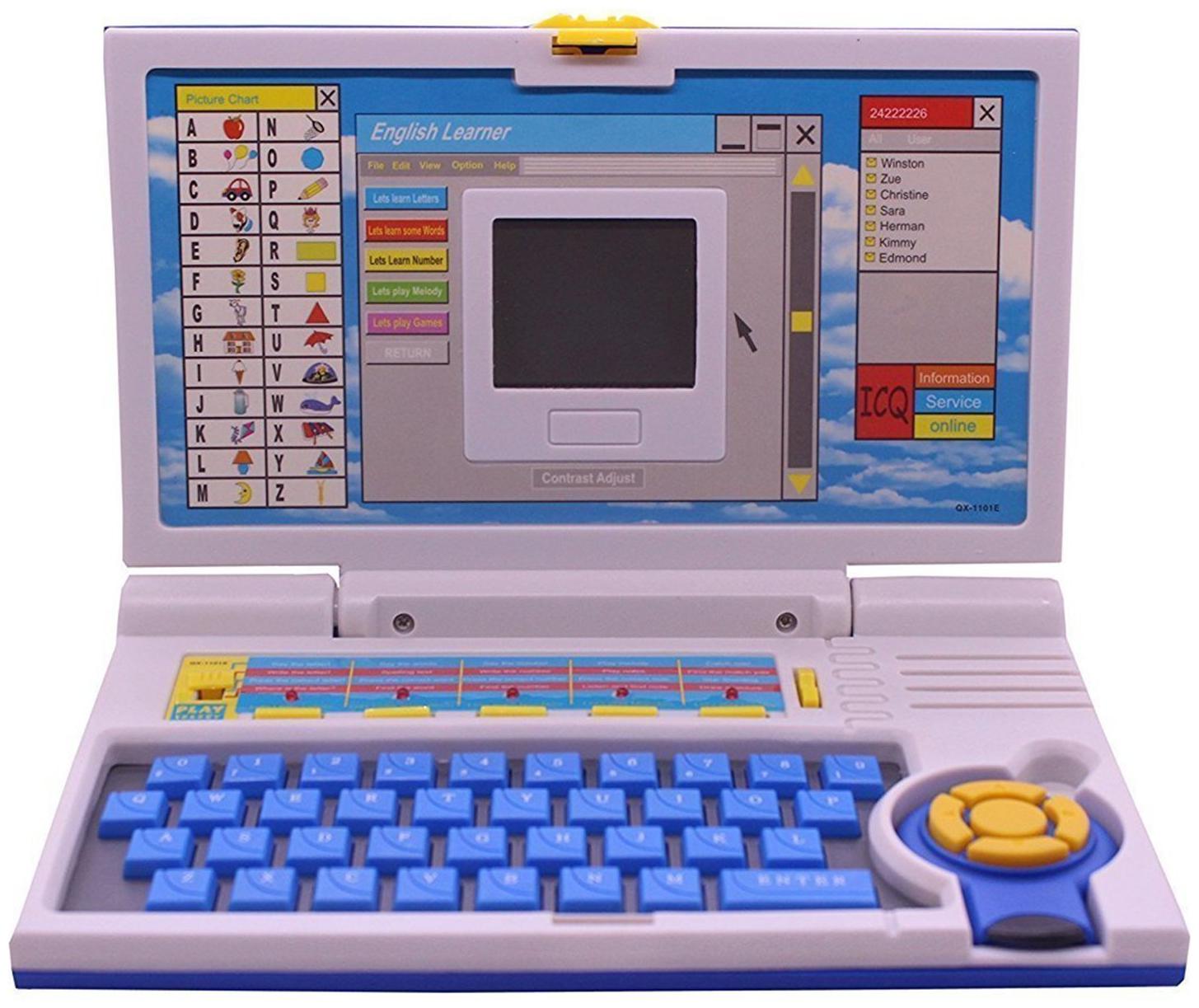 New Toy chehar Enterprise Original English Learner Laptop for Kids Educational Notebook Computer for Kids (Latest Model)
New Toy chehar Enterprise Original English Learner Laptop for Kids Educational Notebook Computer for Kids (Latest Model)