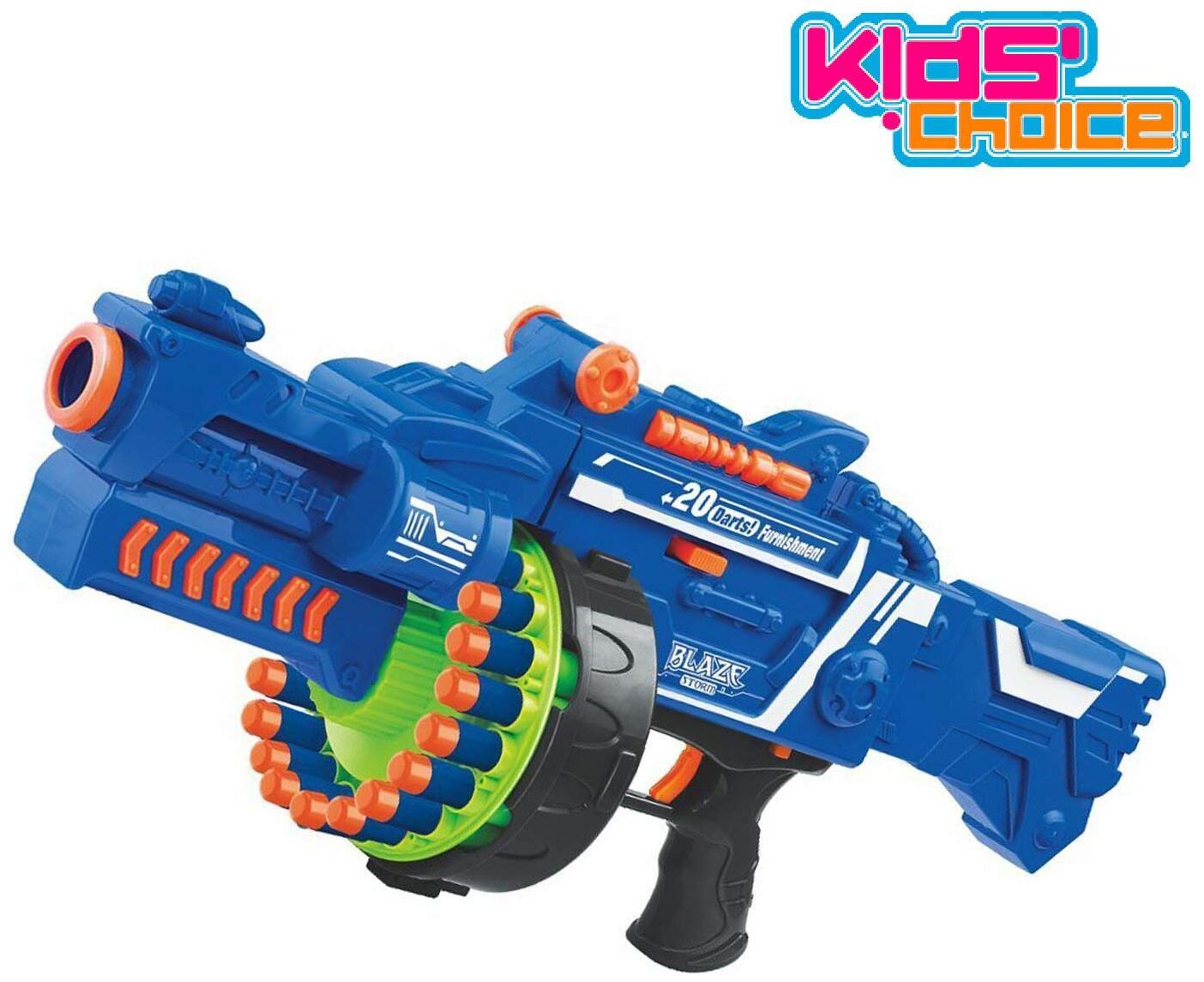 New Toy Chehar Enterprise Plastic Blaze Storm Automatic Gun Toy with 40 Safe Soft Foam Bullets
New Toy Chehar Enterprise Plastic Blaze Storm Automatic Gun Toy with 40 Safe Soft Foam Bullets