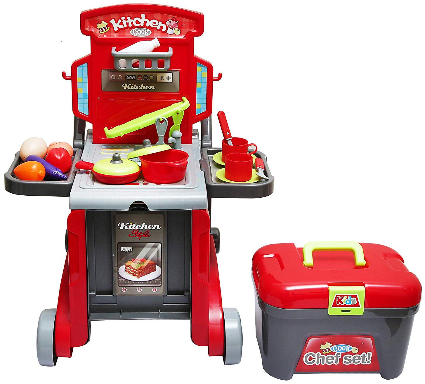 New Toy Chehar Enterprise 3 in 1 Little Chef Kids Kitchen Play Set with Light Sound Cooking Kitchen Set Play Toy
New Toy Chehar Enterprise 3 in 1 Little Chef Kids Kitchen Play Set with Light Sound Cooking Kitchen Set Play Toy