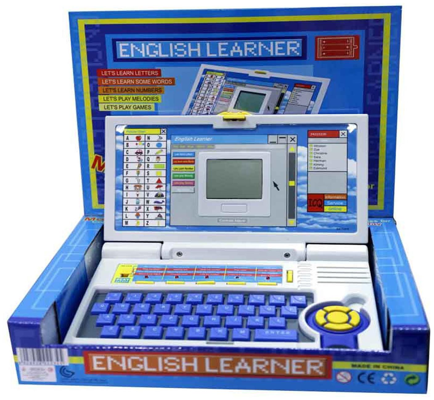 New Toy chehar Enterprise Original English Learner Laptop for Kids Educational Notebook Computer for Kids (Latest Model)
New Toy chehar Enterprise Original English Learner Laptop for Kids Educational Notebook Computer for Kids (Latest Model)