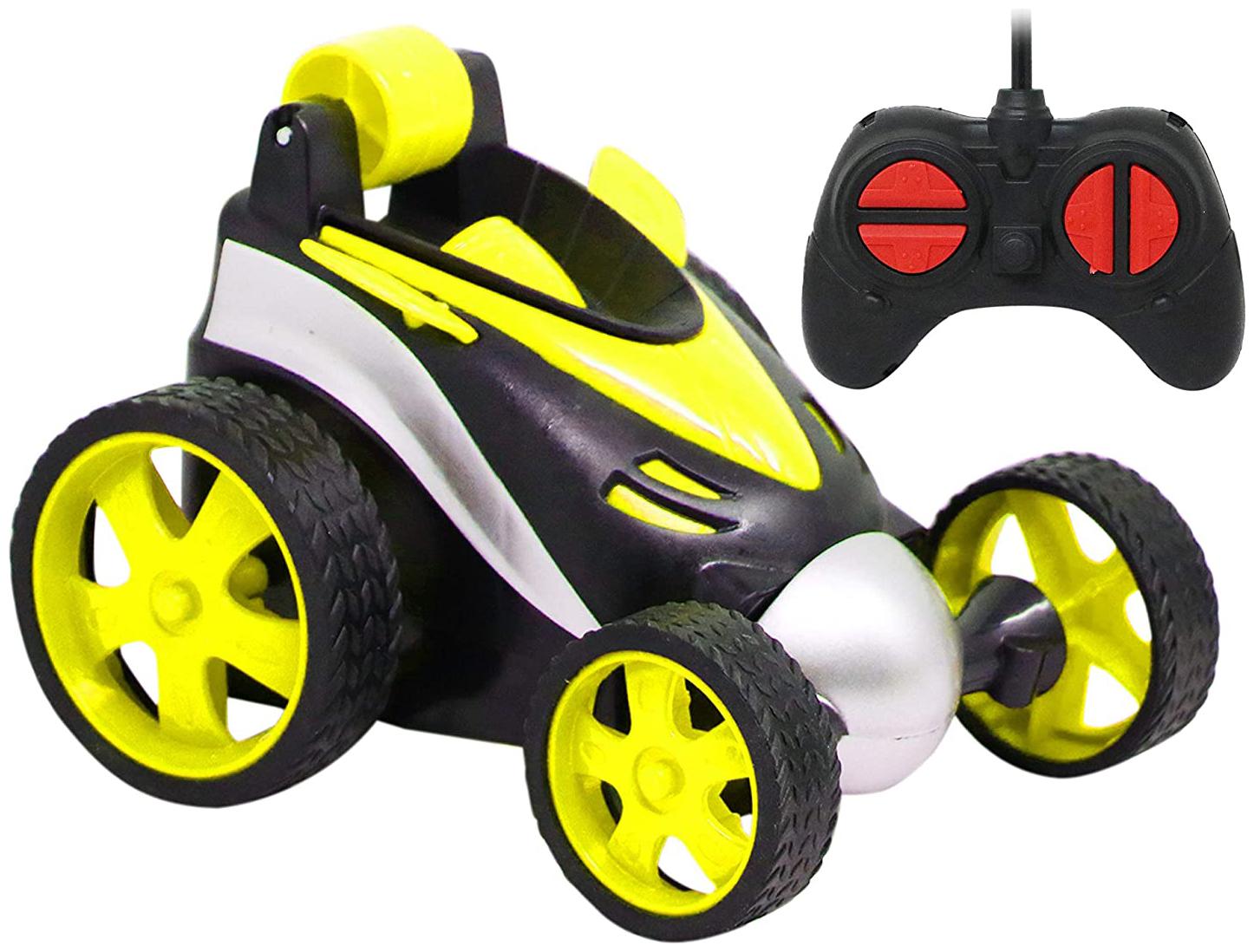 NHR Remote Control Car RC Stunt Vehicle 360 Rotating Rolling Radio Control Electric Race Car Boys Toys Kids (10 Ages Yellow)
NHR Remote Control Car RC Stunt Vehicle 360 Rotating Rolling Radio Control Electric Race Car Boys Toys Kids (10 Ages Yellow)